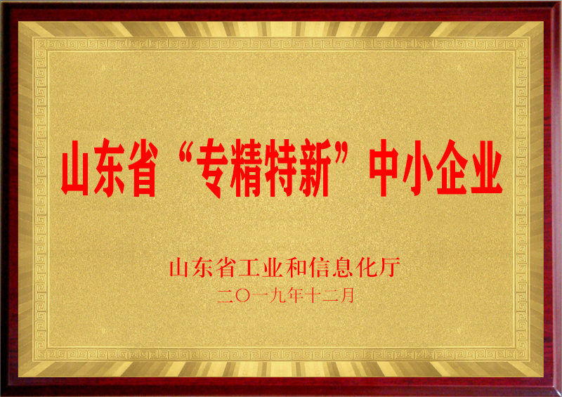 山東省專精特新中小企業(yè)